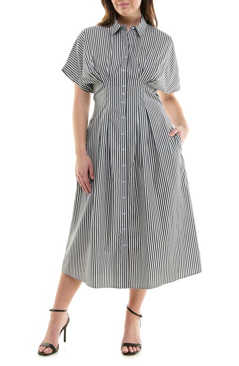 Striped Shirtdress