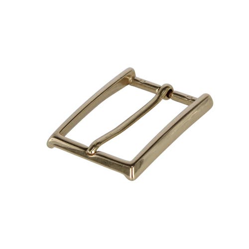 Trafalgar 35mm Italian Simply Classic Rectangular Solid Brass Harness Belt Buckle