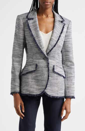 Cinq à Sept Sallie Metallic Fringe Blazer
