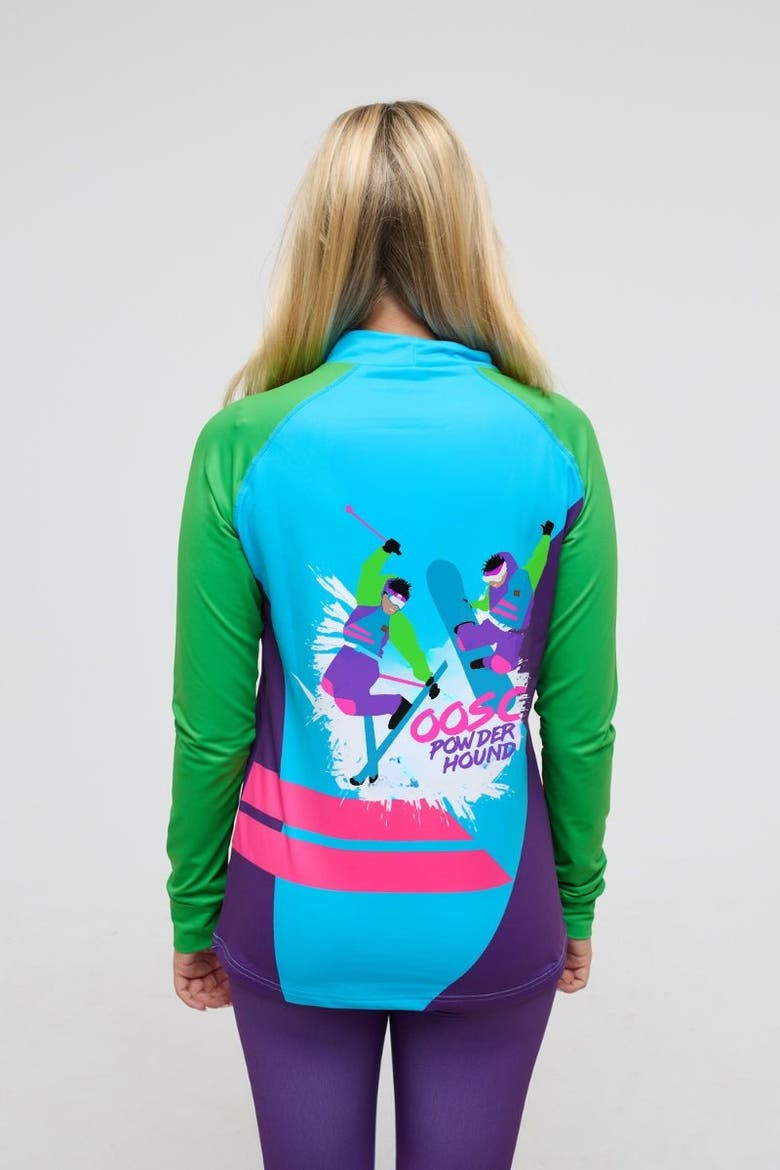 Baselayer Top - Powder Hound Women's, Alternate, color, Geometric