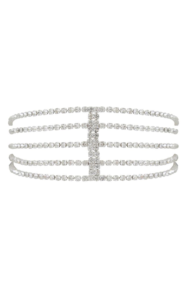 Ettika Crystal Headband, Main, color, 