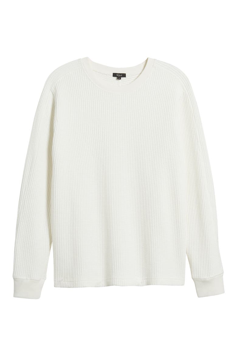 Wade Long Sleeve Thermal T-Shirt, Alternate, color, WHITE