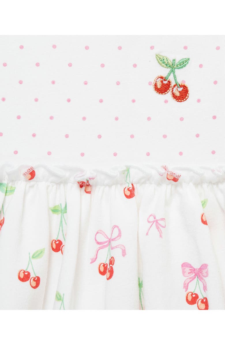 Little Me <p>Kids' Cherries Bodysuit Dress & Headband Set </p>, Alternate, color, White Multi