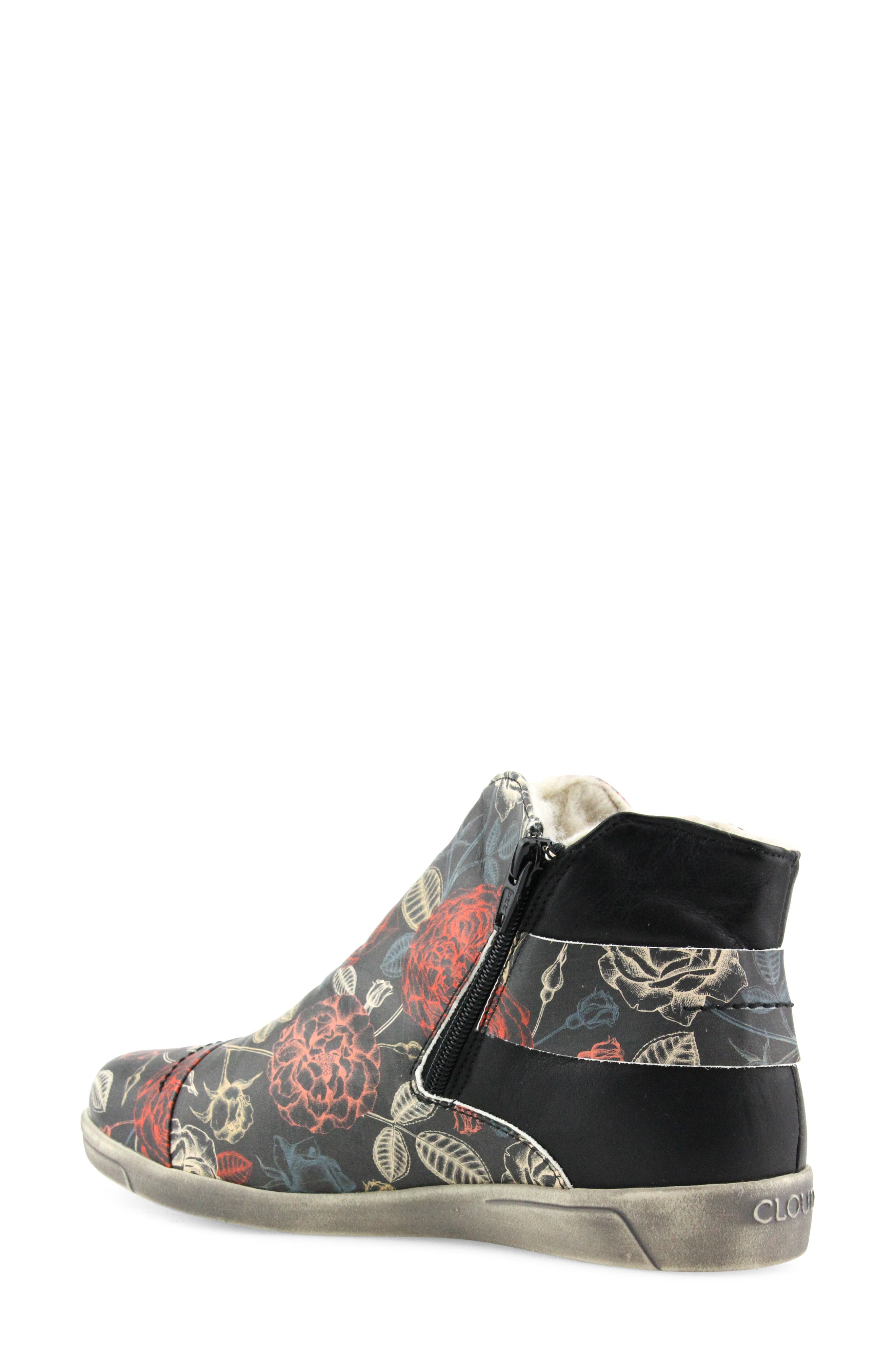 Aline Bootie, Alternate, color, FLORAL LEATHER