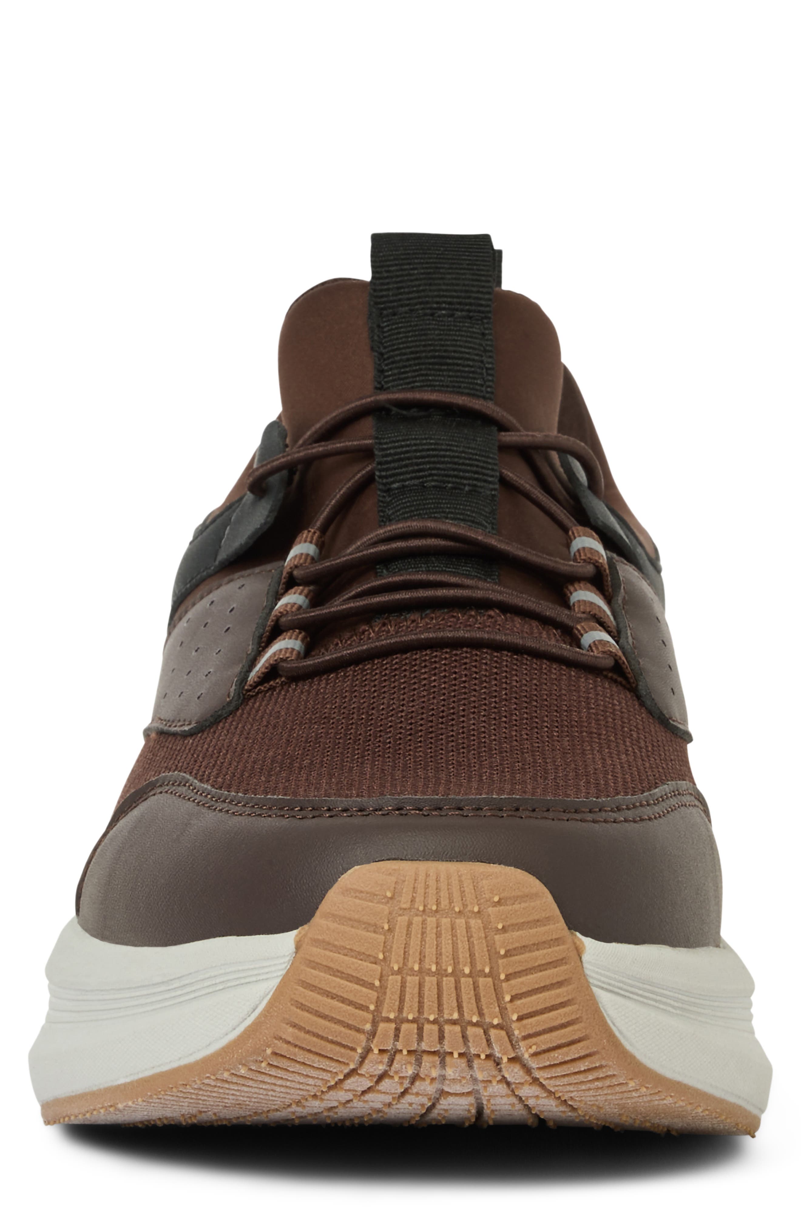 Cloud Glide Sneaker, Alternate, color, BROWN