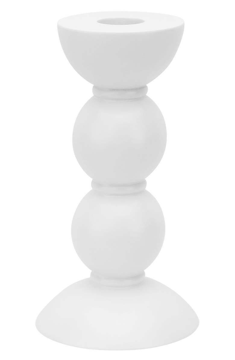 Addison Ross London Bobbin Candlestick, Main, color, White