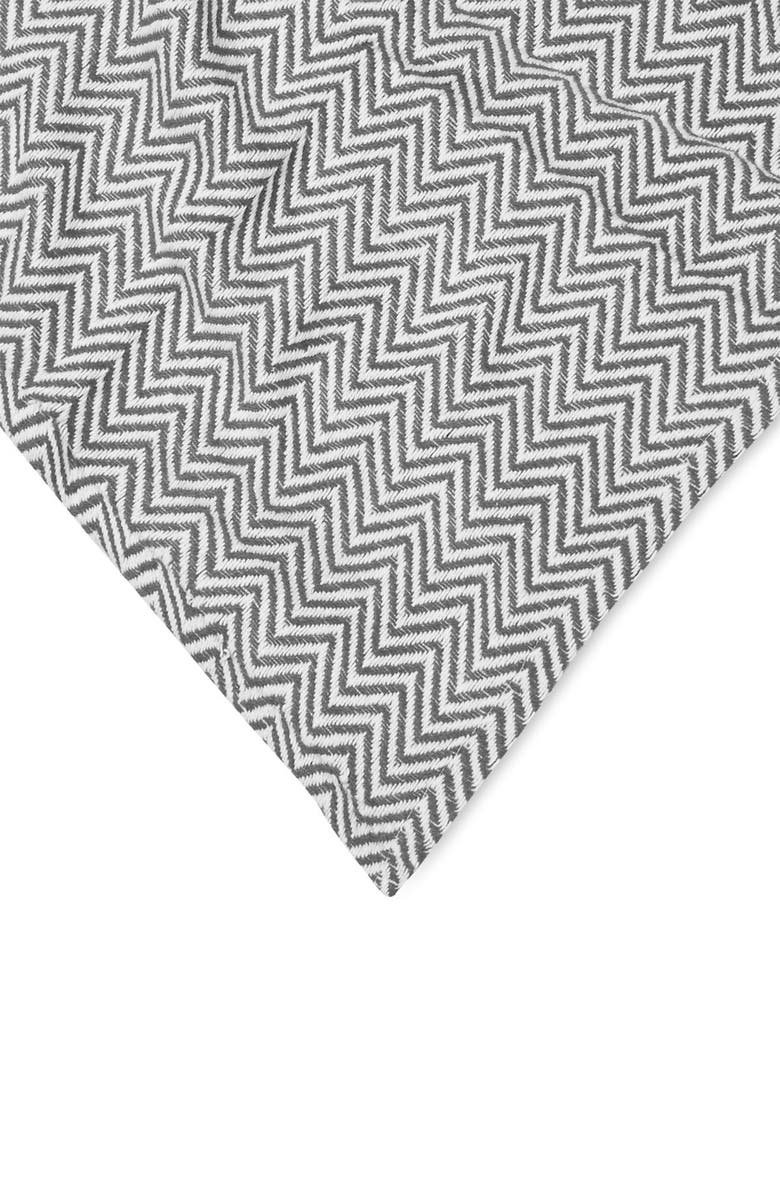 MELANGE HOME Cotton Herringbone Blanket, Alternate, color, Grey