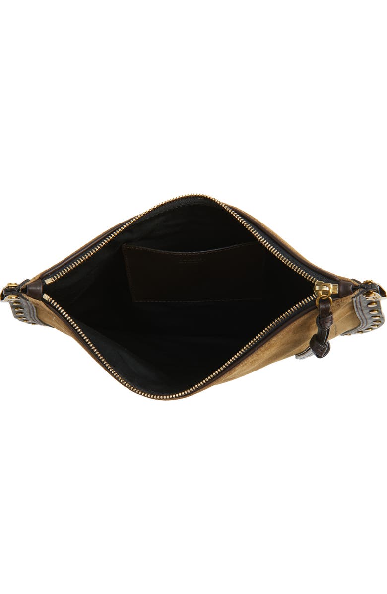 Isabel Marant Oskan Soft Zip Bag, Alternate, color, Taupe