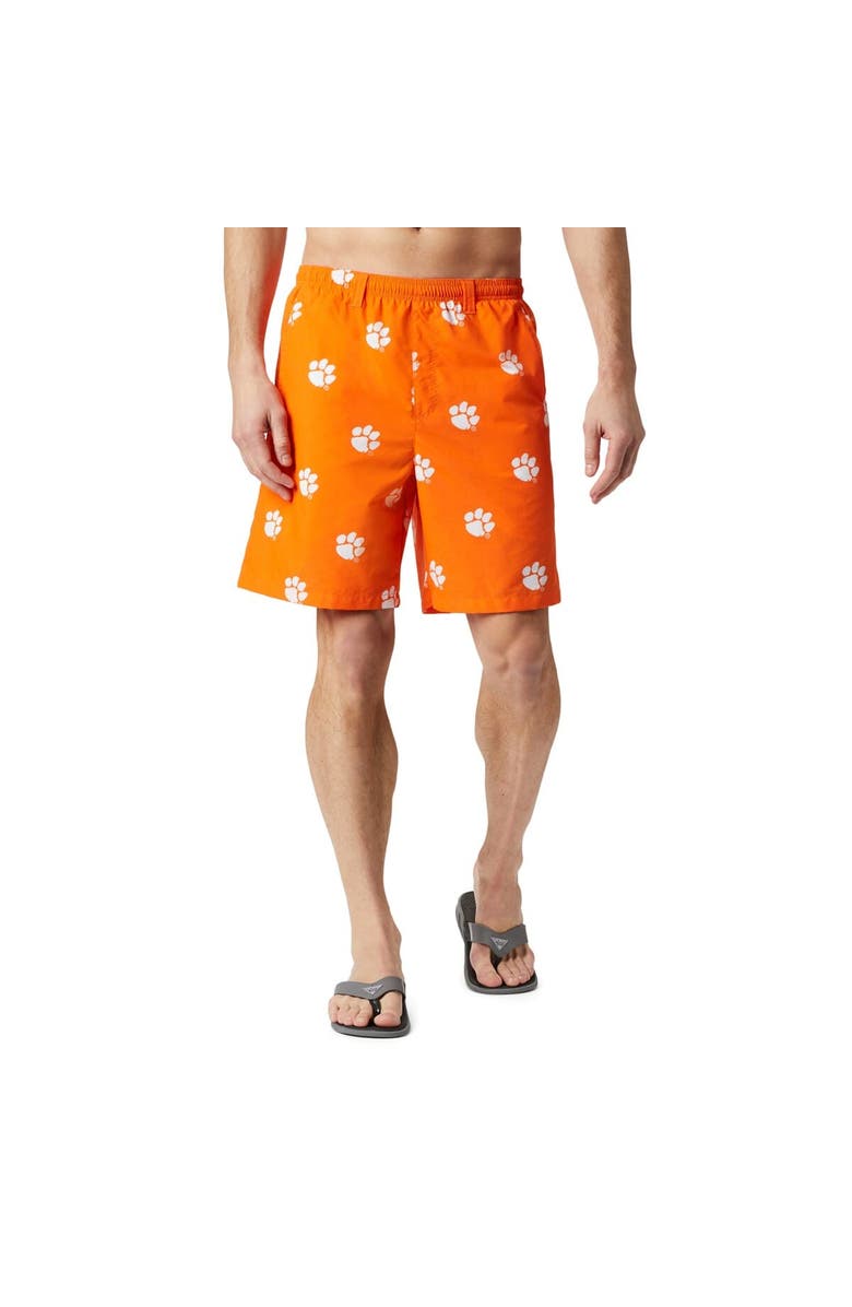 Columbia Men's Columbia Orange Clemson Tigers Backcast III Printed Short, Alternate, color, Orange