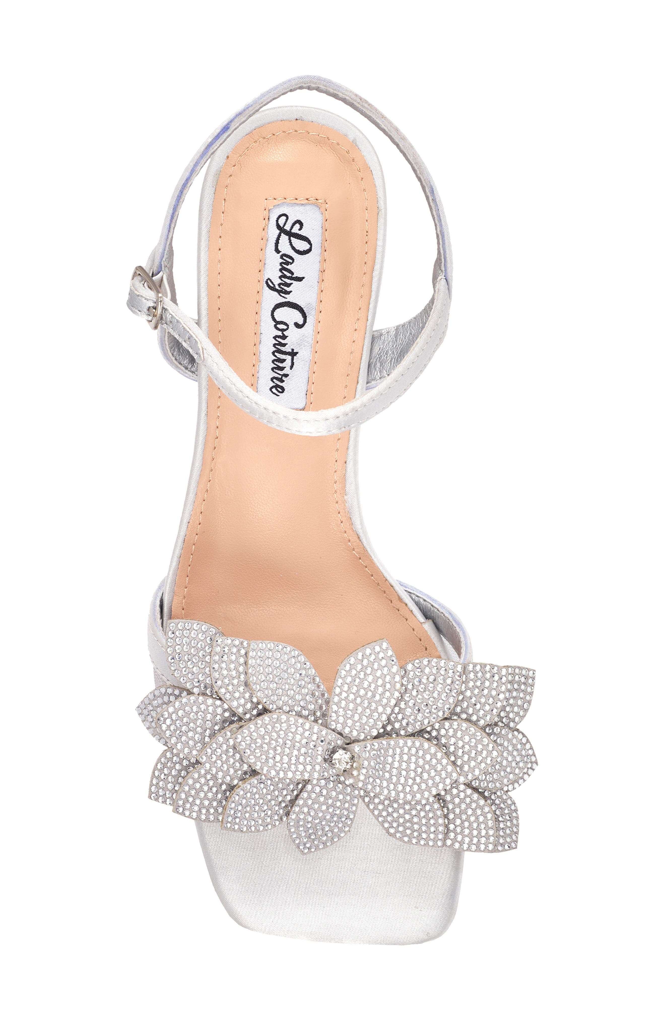 Lorin Ankle Strap Sandal, Alternate, color, SILVER