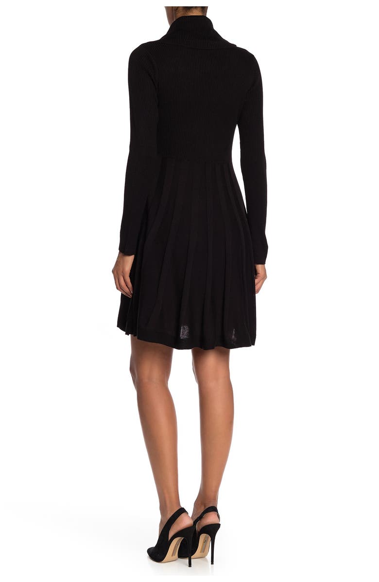 MODERN AMERICAN DESIGNER Cowl Neck Fit & Flare Sweater Dress, Alternate, color, 