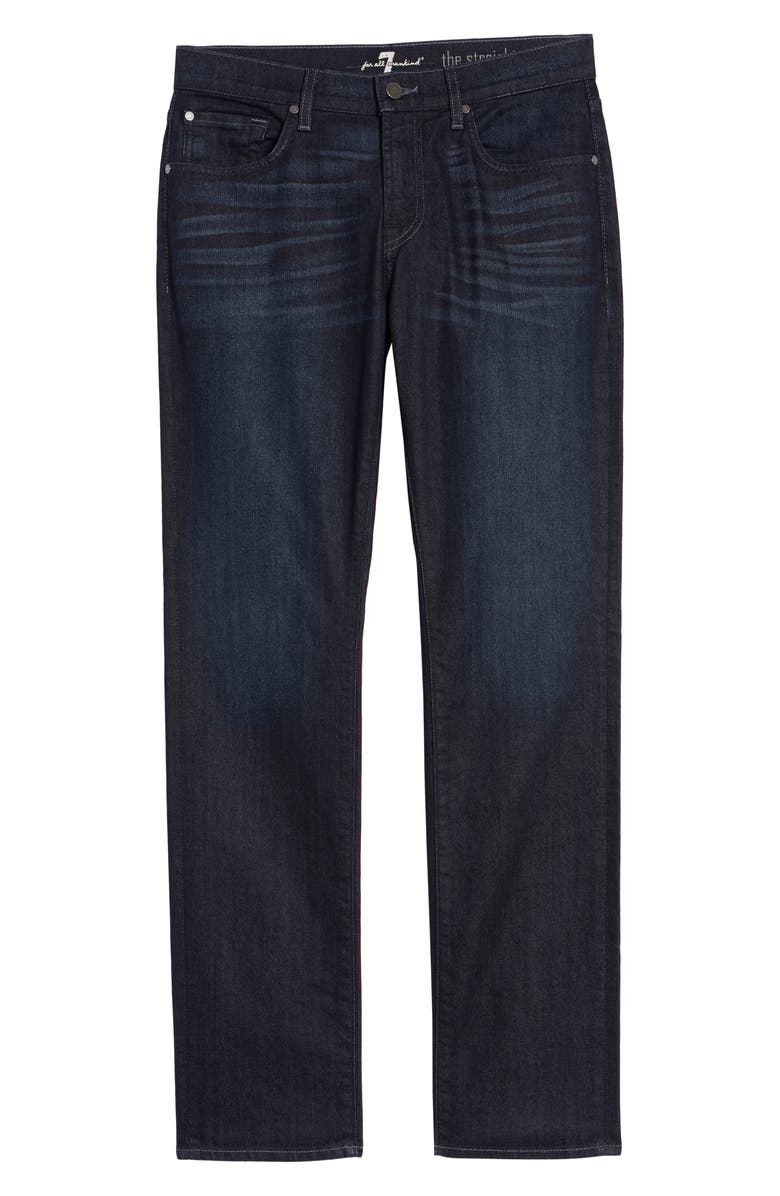 7 For All Mankind The Straight Airweft Jeans, Alternate, color, Perennial