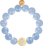 Emma Rae Jade Pave Hamsa Bracelet