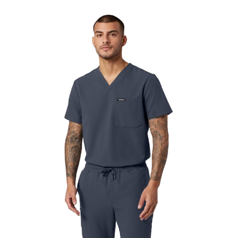 Holmes Men's 1-Pocket Classic V-Neck Scrub Top