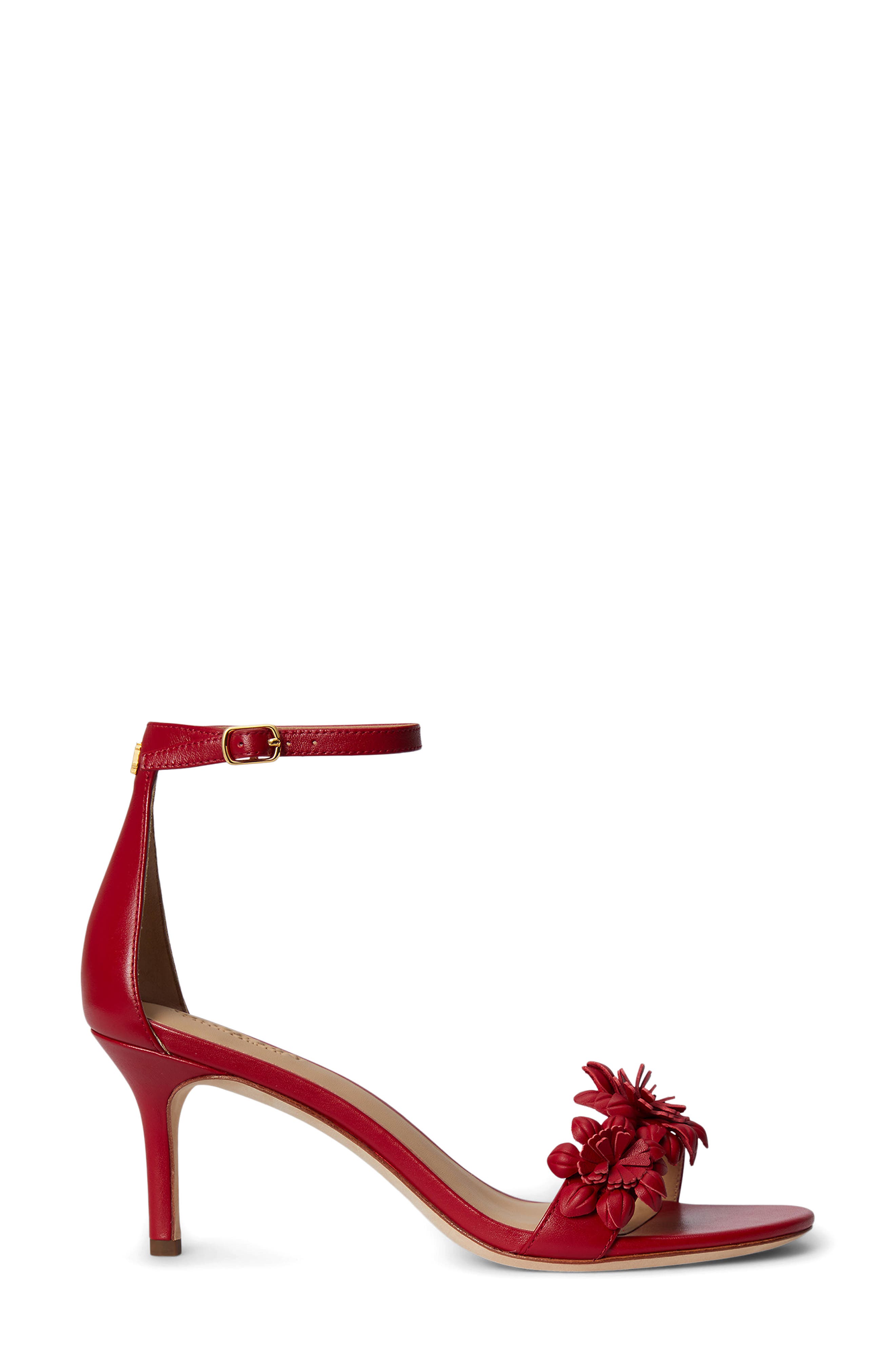 Allie Ankle Strap Sandal, Alternate, color, FESTIVE RED
