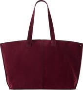 Akris Medium AI Suede Convertible Shoulder Tote