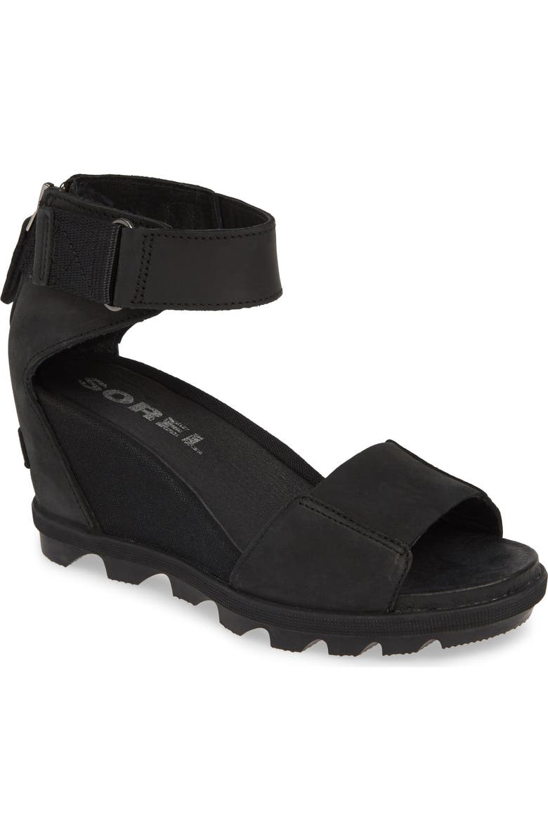 SOREL Joanie II Ankle Strap Wedge Sandal, Main, color,