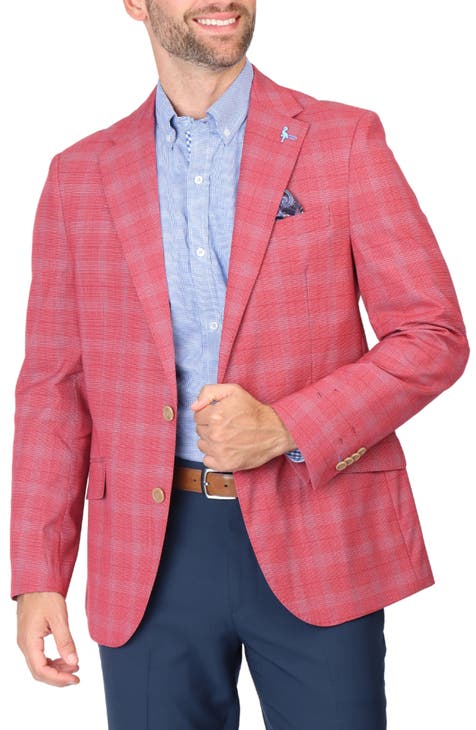 Glen Plaid Sport Coat (Short, Regular & Long)