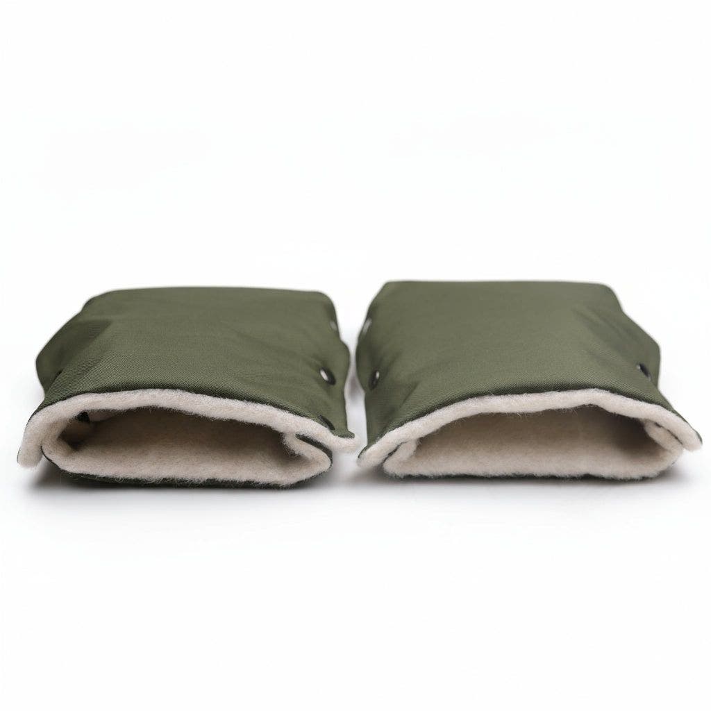 Cover Baby Llc Cover Baby Adult Organic Wool Handmuff Gloves In Green