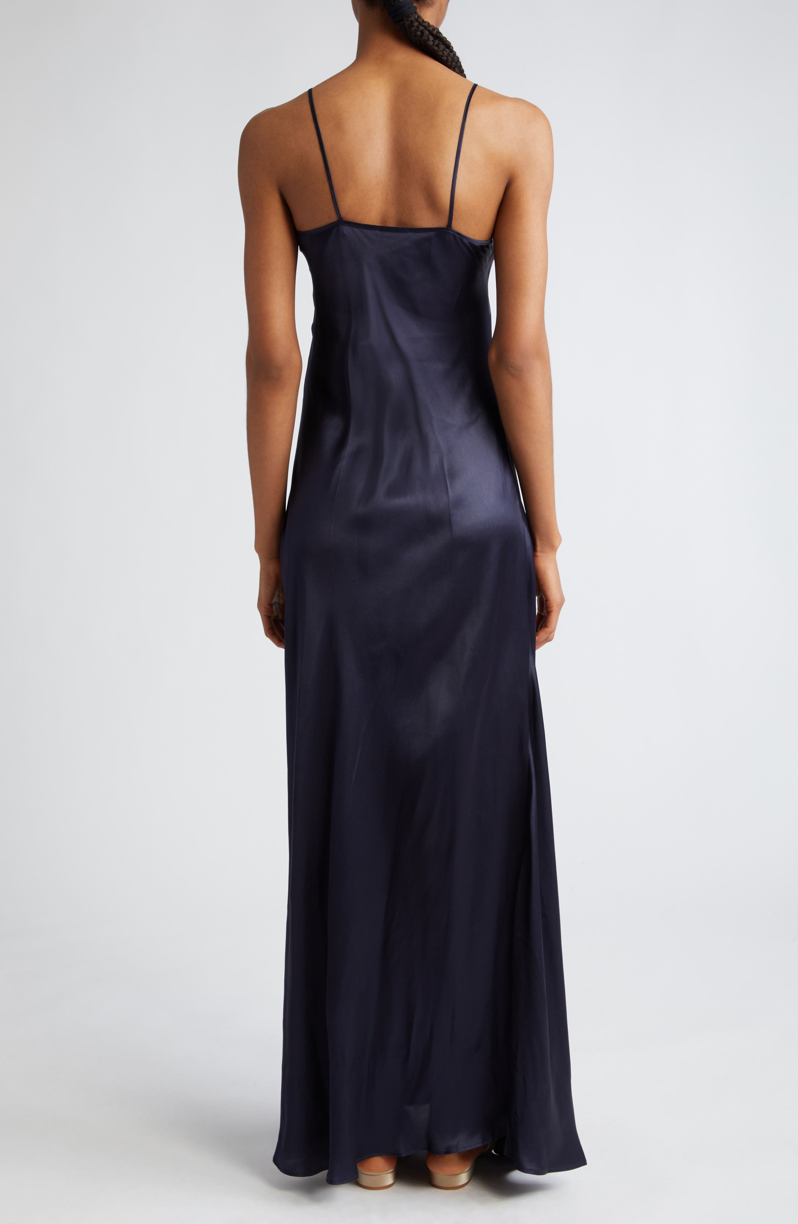 Silk Charmeuse Slip Dress - image 2