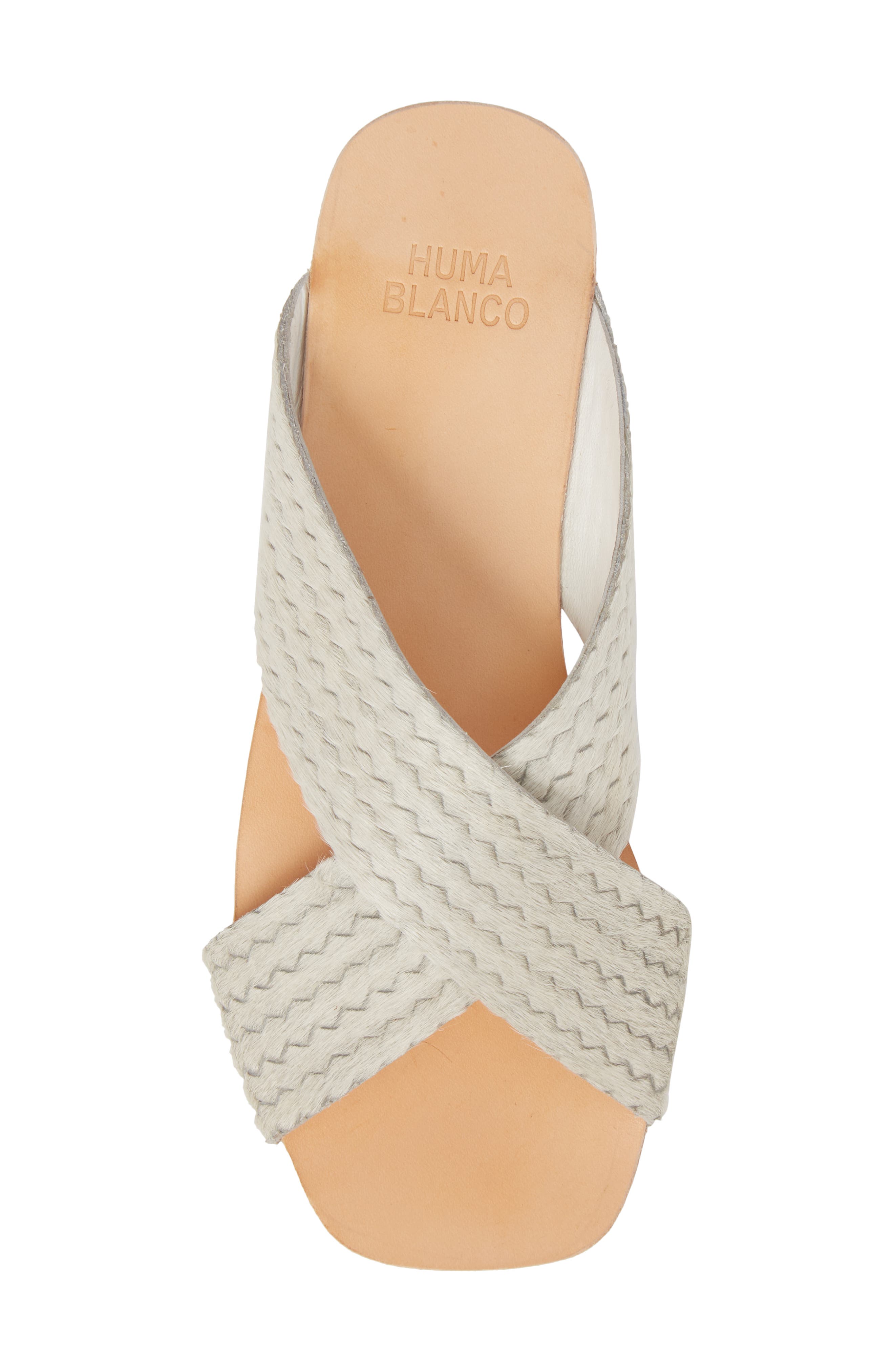 Huma Blanco Odessa Genuine Calf Hair Slide Sandal, Alternate, color, 