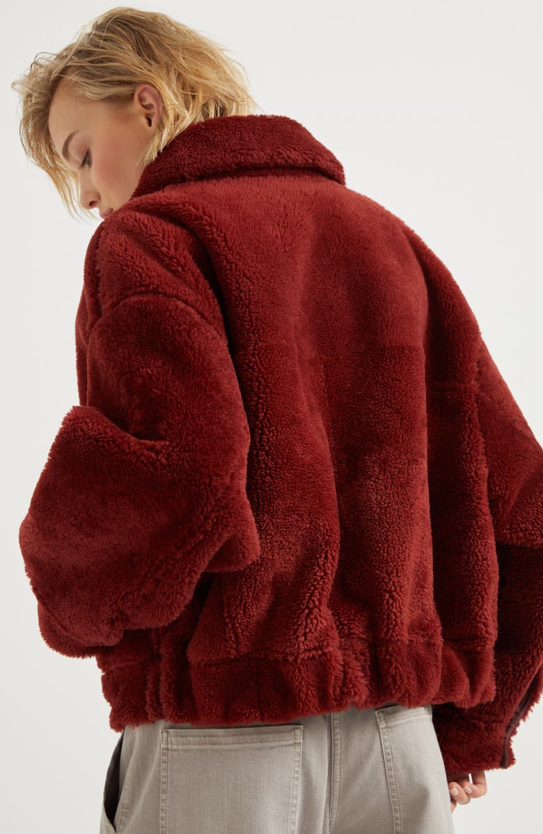 Brunello Cucinelli Shearling outerwear, Alternate, color, 