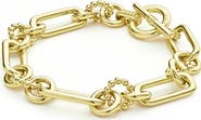 LAGOS Signature Caviar Fluted Link Toggle Bracelet
