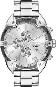 DIESEL® Spiked Chronograph Bracelet Watch, 49mm