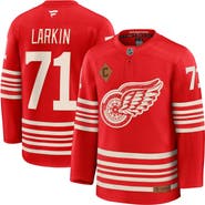 FANATICS Men's Fanatics Dylan Larkin Red Detroit Red Wings Centennial Premium Player Jersey