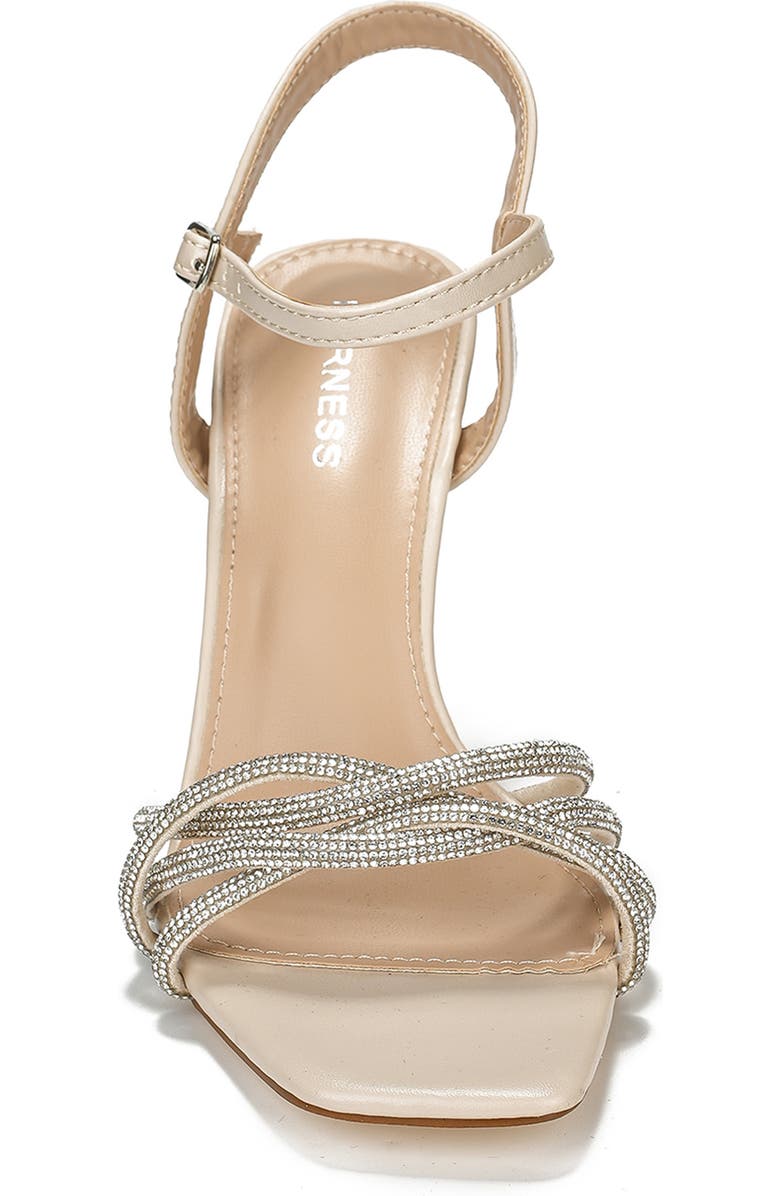BERNESS Hilda Rhinestone Sandal, Alternate, color, Beige
