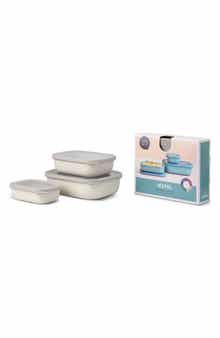 Mepal Cirqula Set of 3 Rectangular Storage Containers