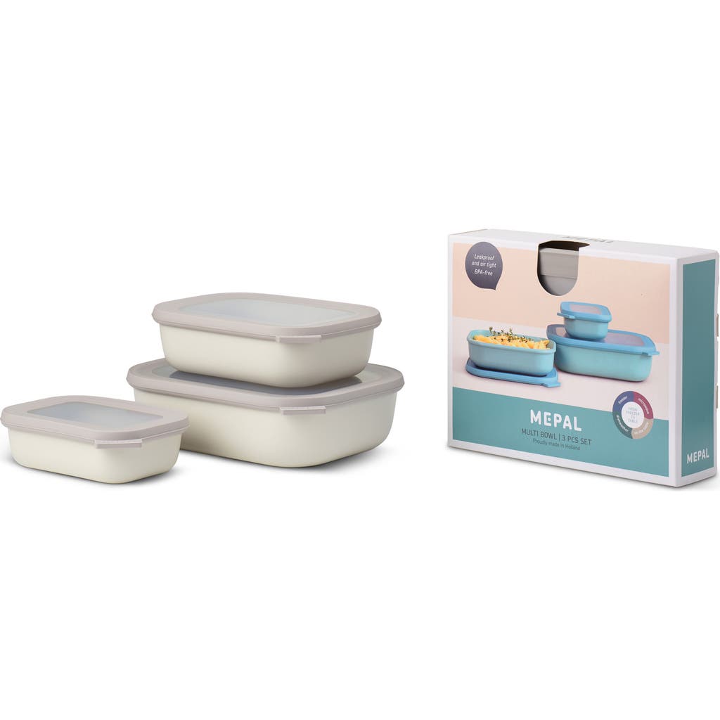 Mepal Cirqula Set Of 3 Rectangular Storage Containers