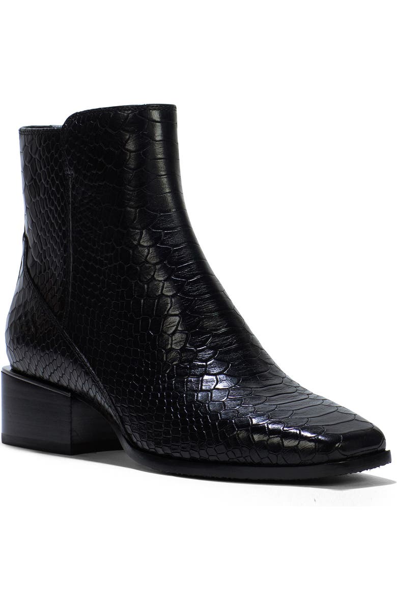 Donald Pliner Snakeskin Embossed Bootie, Main, color,