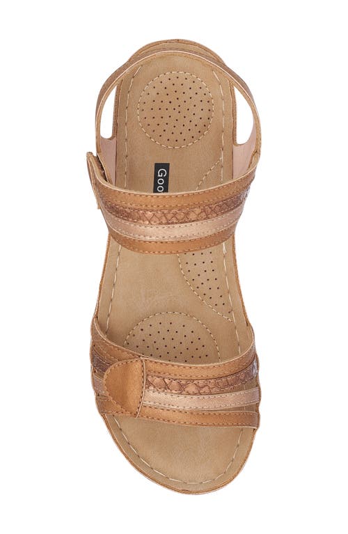 Gc Shoes Women's Samar Wedge Sandals In Tan