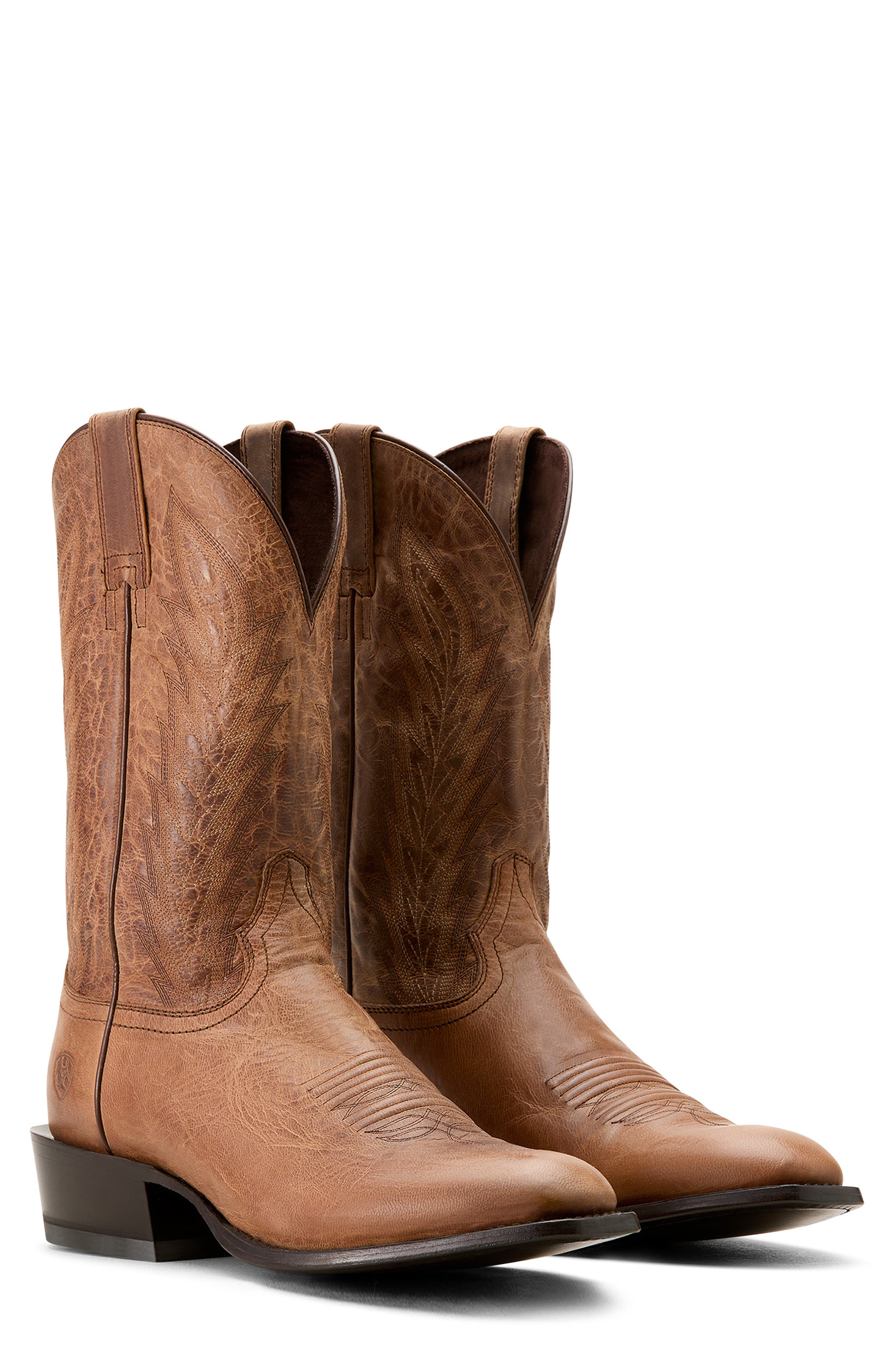 Ariat Willie French Toe Western Boot, Alternate, color, Bone