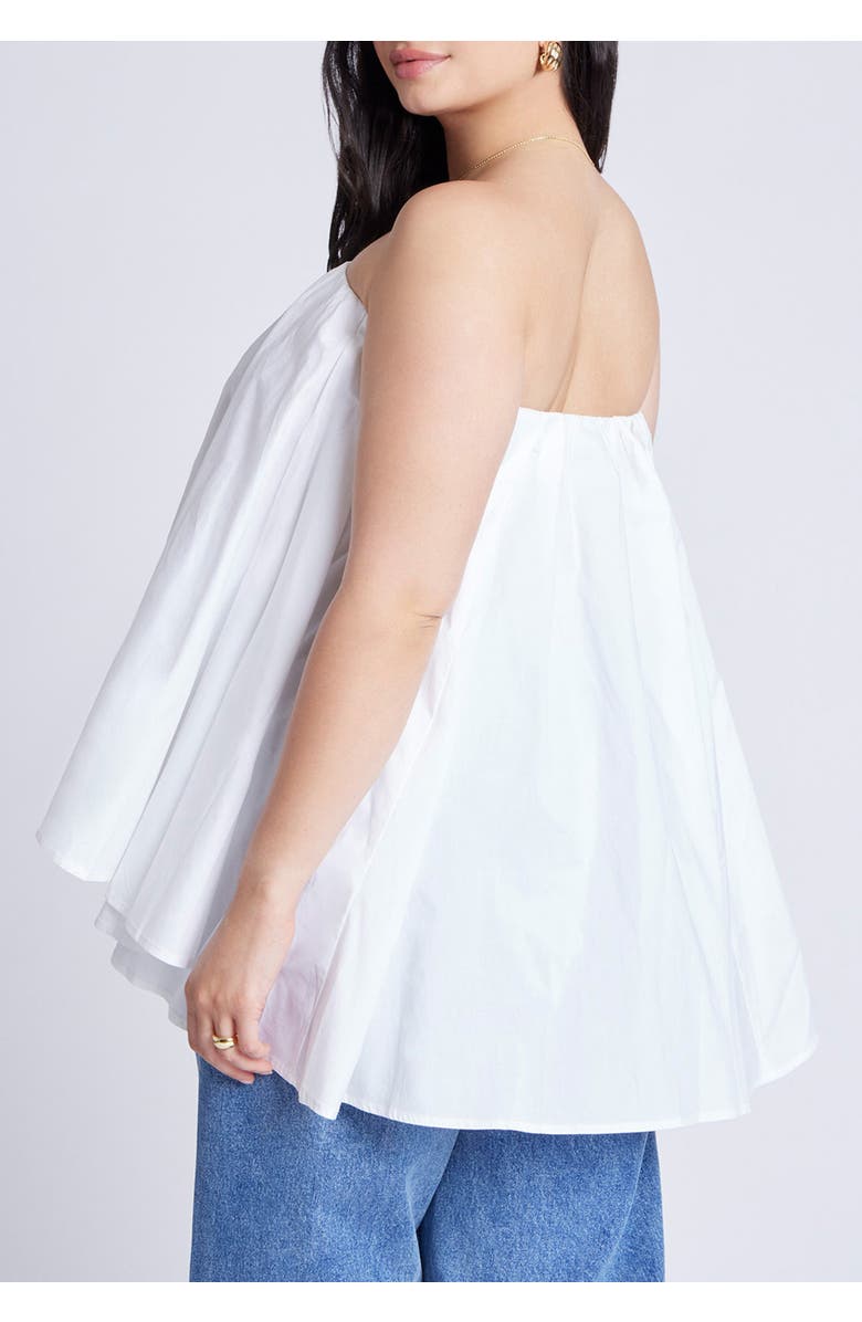 ELOQUII Cascading Tube Top, Alternate, color, 