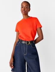 Whistles Posie Double Trim T-Shirt