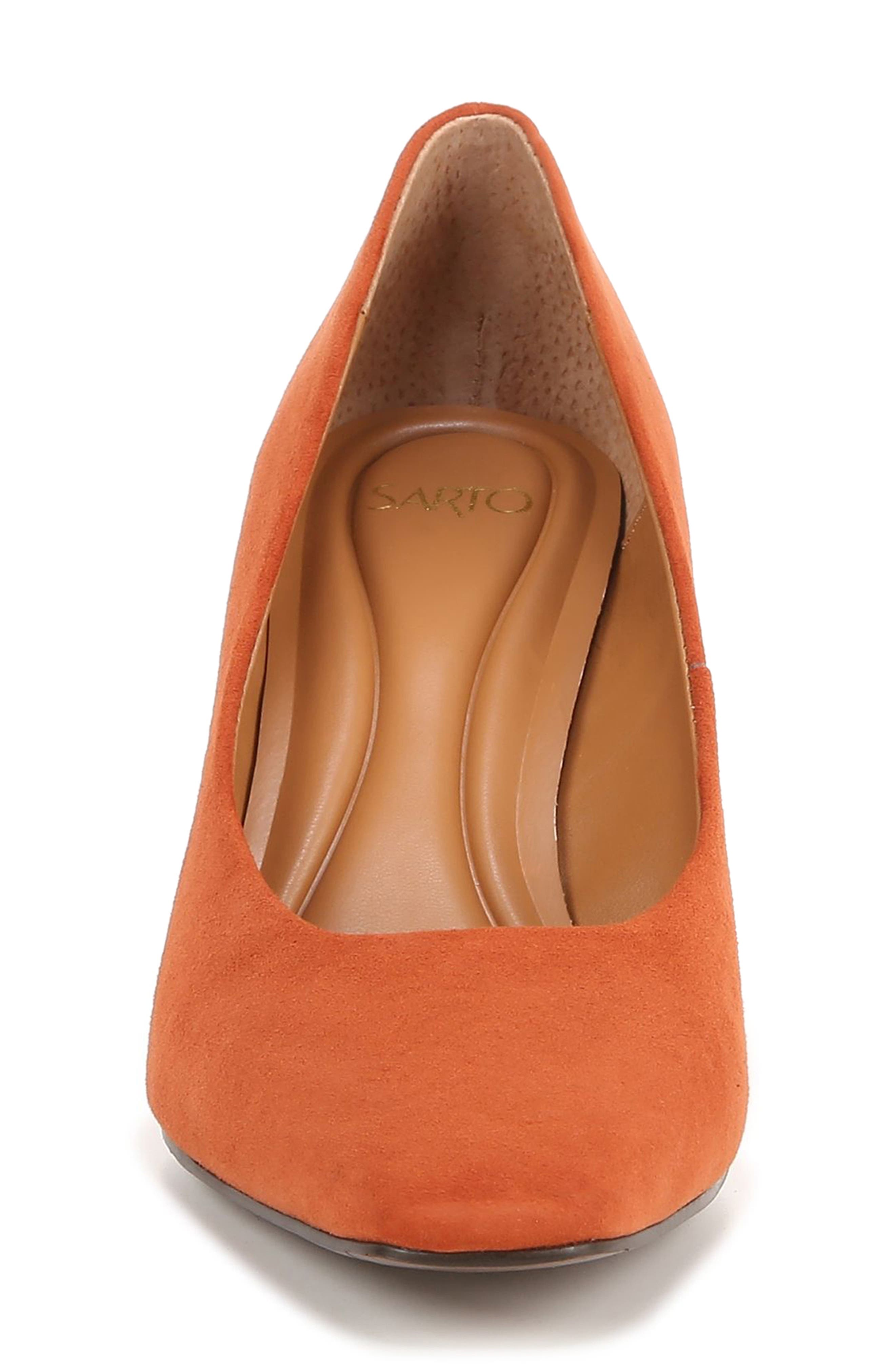 Carina Square Toe Wedge Pump, Alternate, color, BRICK