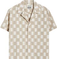 RIZORT Andrew Check Cotton Camp Shirt