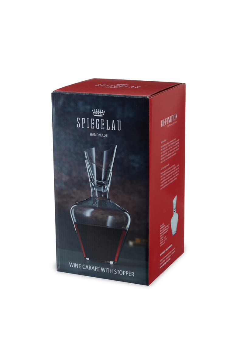 SPIEGELAU Definition 1L Wine Decanter, Alternate, color, Clear