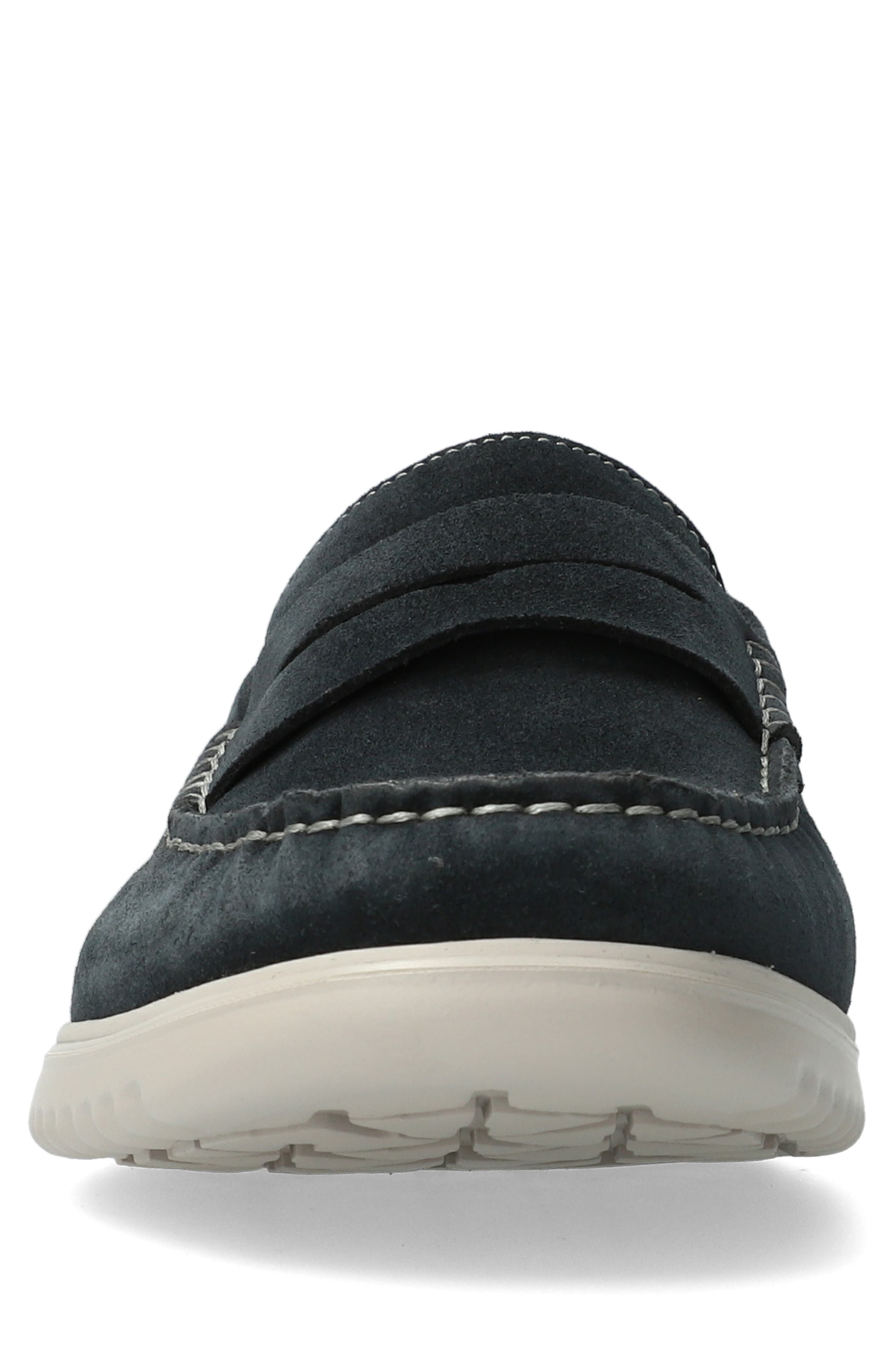 Titouan Penny Loafer, Alternate, color, BLUE VELOURS