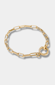 Stella & Dot Tatum Paperclip Link Bracelet