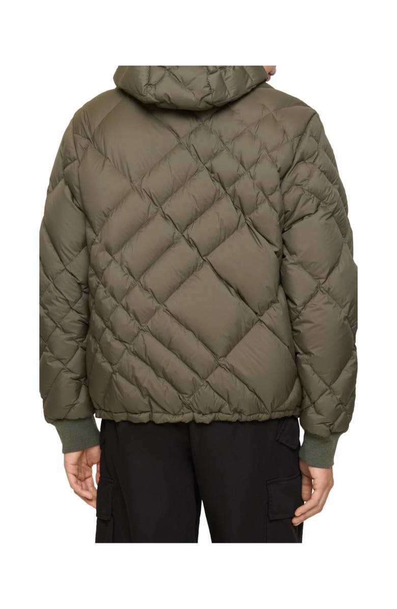 Burberry Check-stitch Nylon Doversgreen Puffer Jacket, Alternate, color, Marsh Green