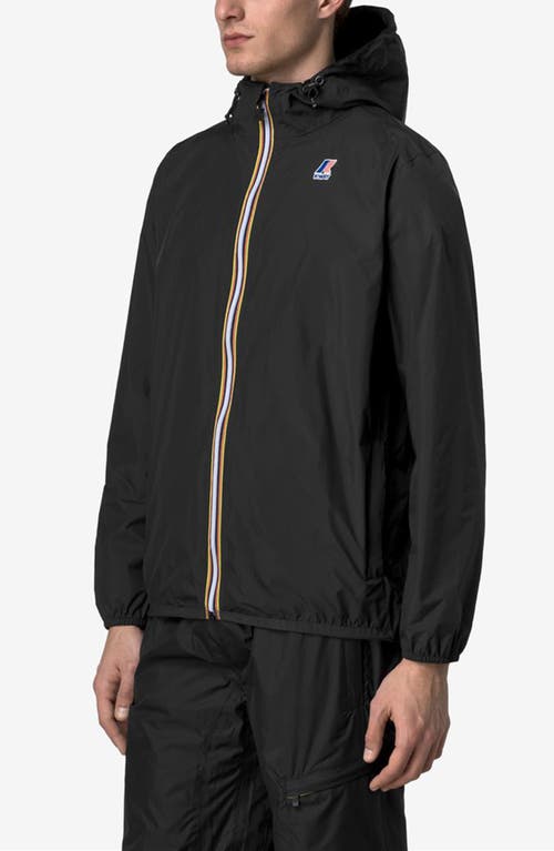 K-way Le Vrai 4.0 Claude Warm Water Repellent Jacket In Black Pure