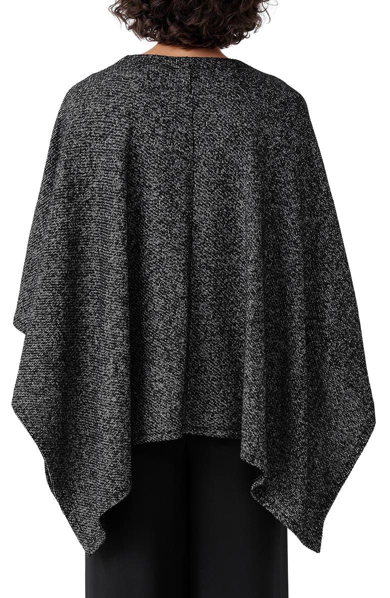 Eileen Fisher Serape Knit Organic Cotton Poncho, Alternate, color, 