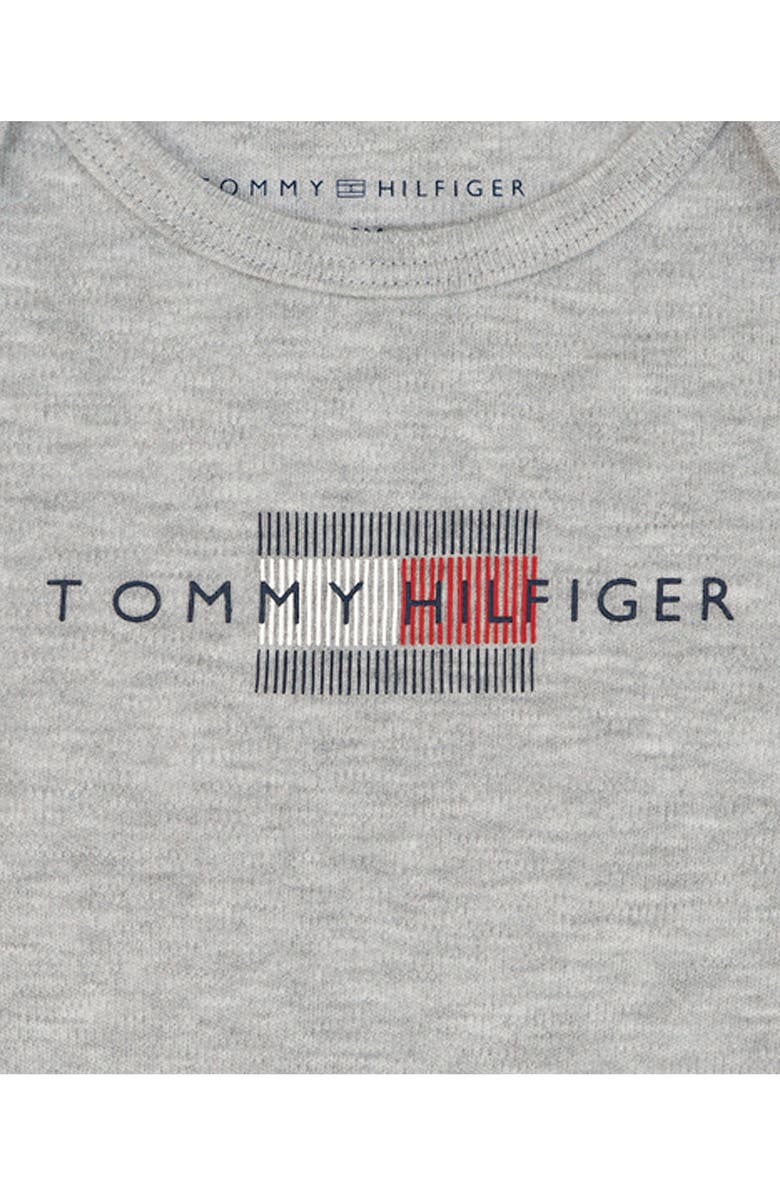 Tommy Hilfiger Bodysuit & Joggers Set, Alternate, color, Grey