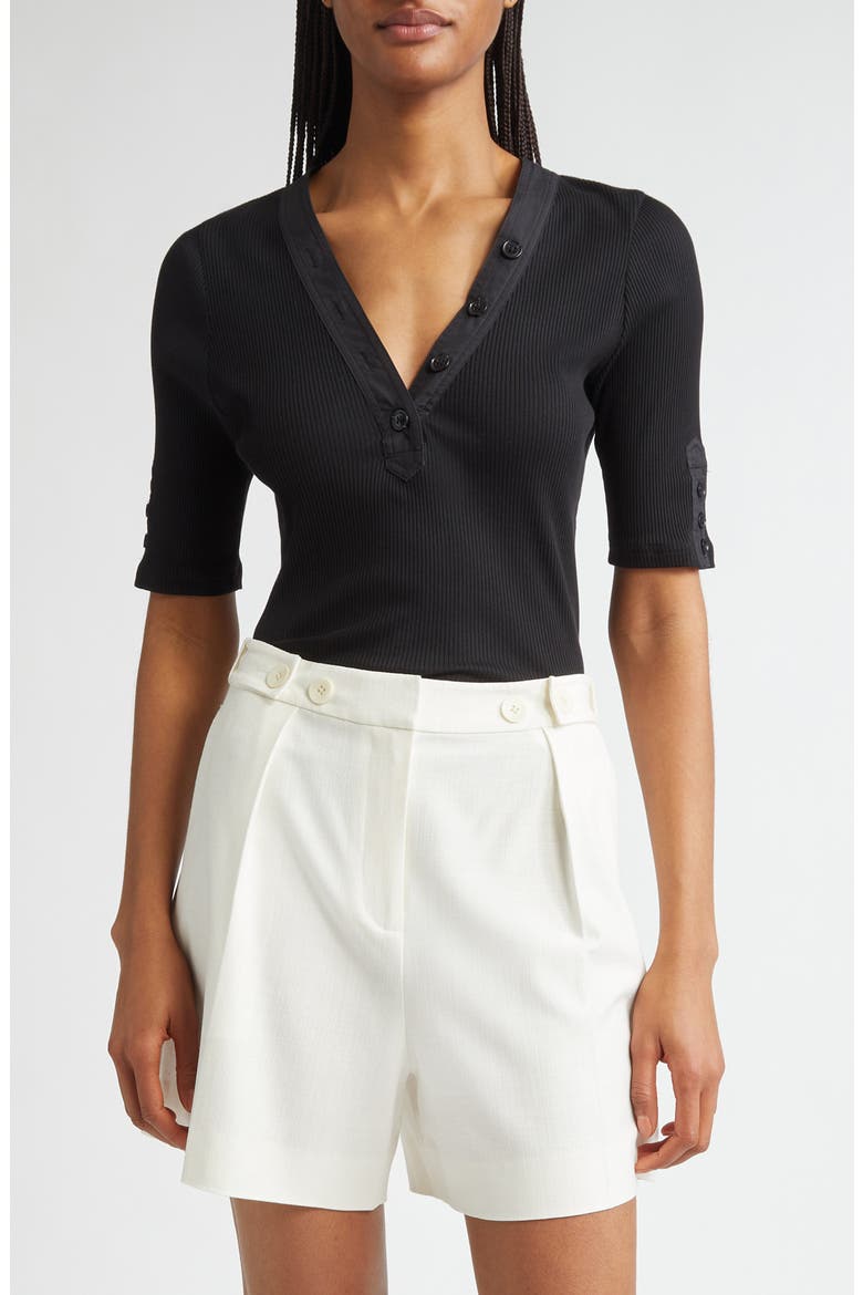 Adrian Rib Top, Main, color, BLACK