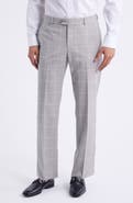 Berle Flat Front Stretch Wool Dress Pants