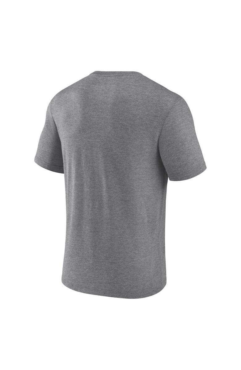 FANATICS Men's Fanatics Branded Heathered Gray Cleveland Browns End Around Tri-Blend T-Shirt, Alternate, color, Heather Gray