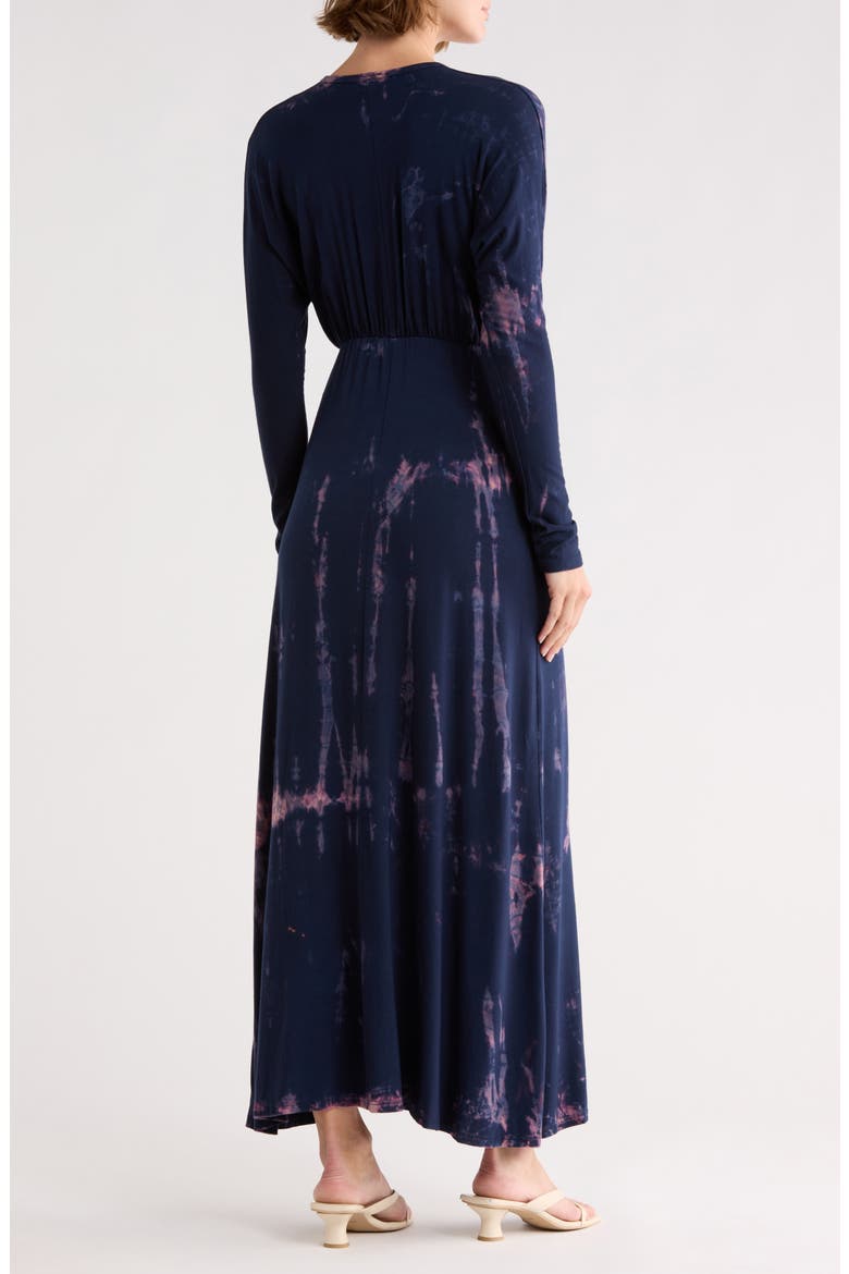 Long Sleeve Maxi Dress, Alternate, color, DARK MAUVE
